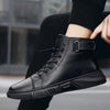 ThermalTrek ™ - Warm black leather boots