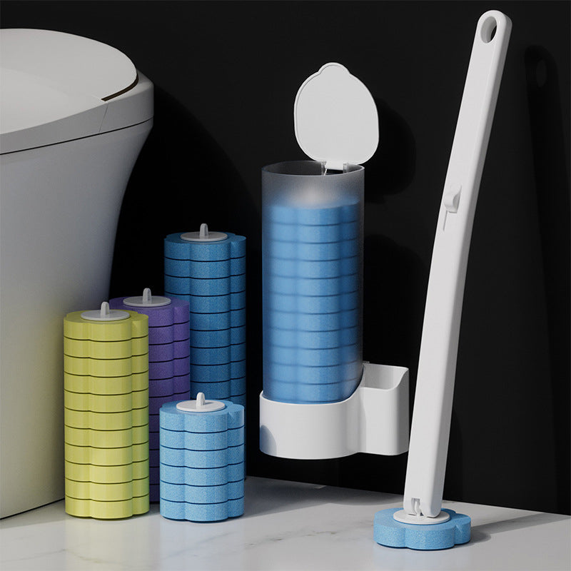 FlushFresh ™ - Toilet brush for one -time use