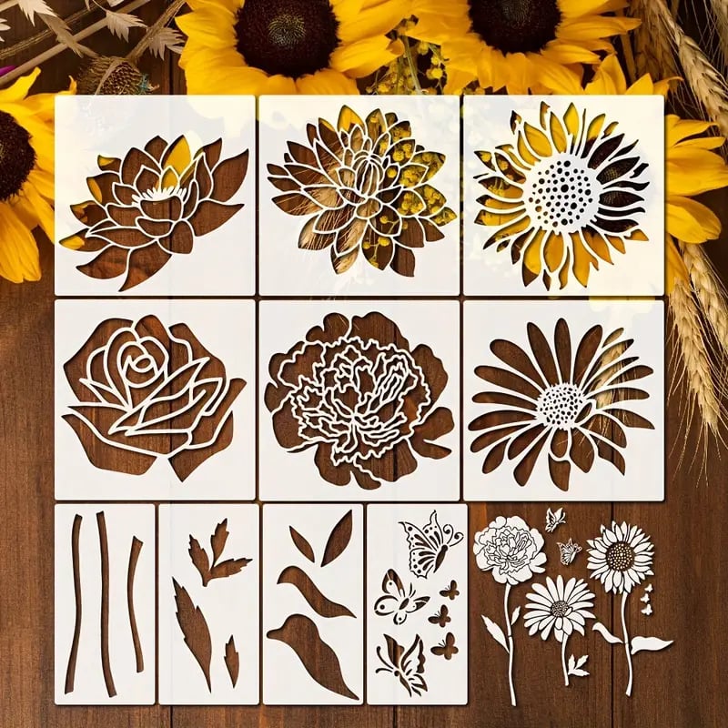 BloomCraft™ - Blooming Flowers Stencil Set [Laatste dag korting]