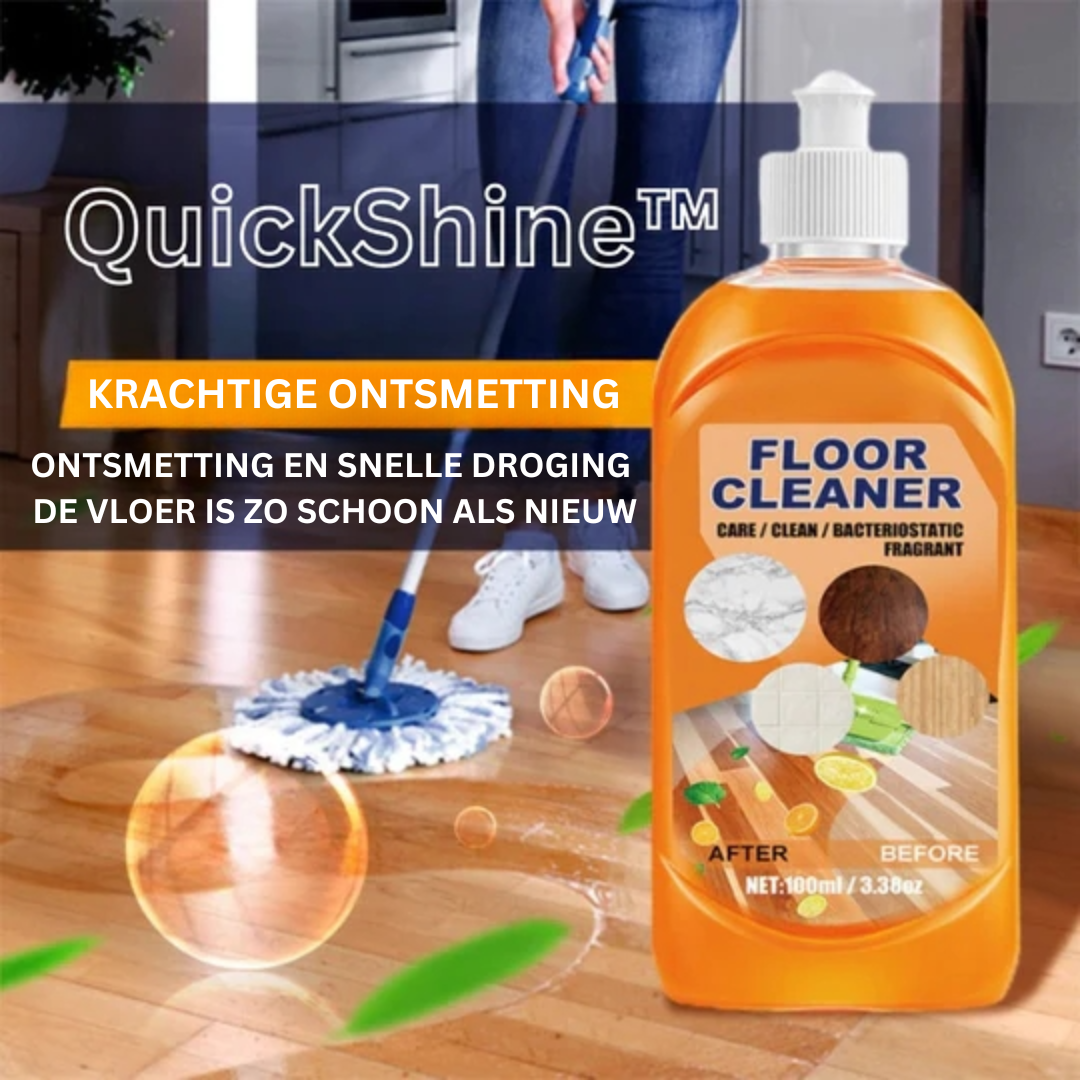 QuickShinePro™ - Krachtige Vloerreiniger voor Ontsmetting (1+1 GRATIS)