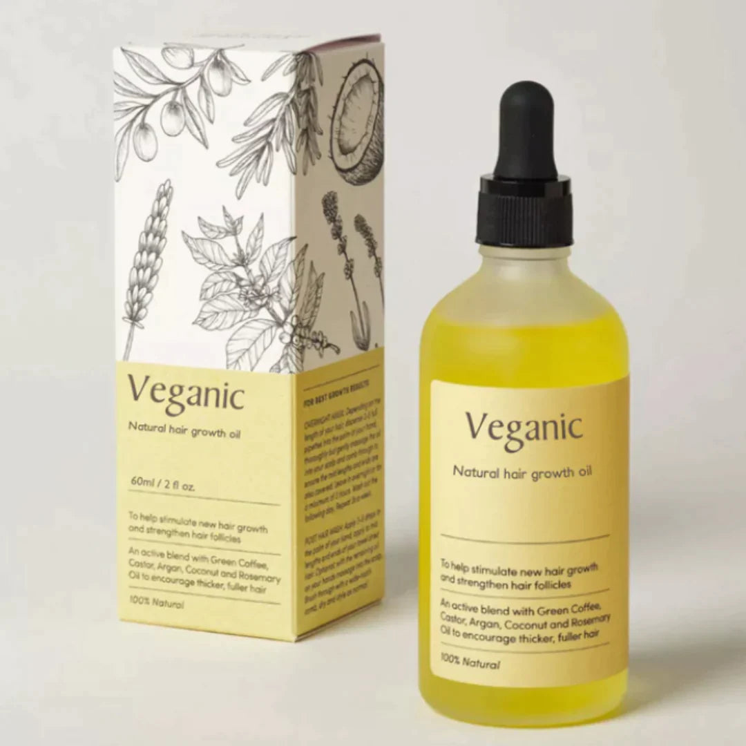 Veganic™ Aceite Natural para el Crecimiento del Cabello  | ¡SÓLO HOY 1+1 GRATIS!