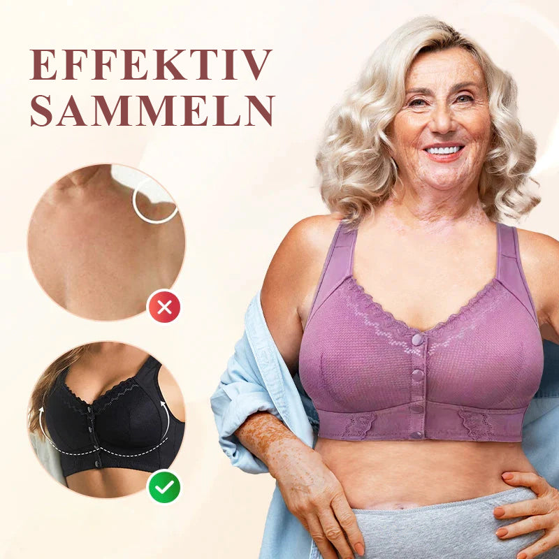 BreatheEasy™ - Soutien-gorge respirant à fermeture frontale pour personnes âgées