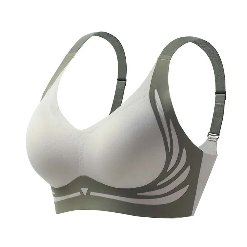 Soutien-gorge push-up sans fil liftant et anti-relâchement