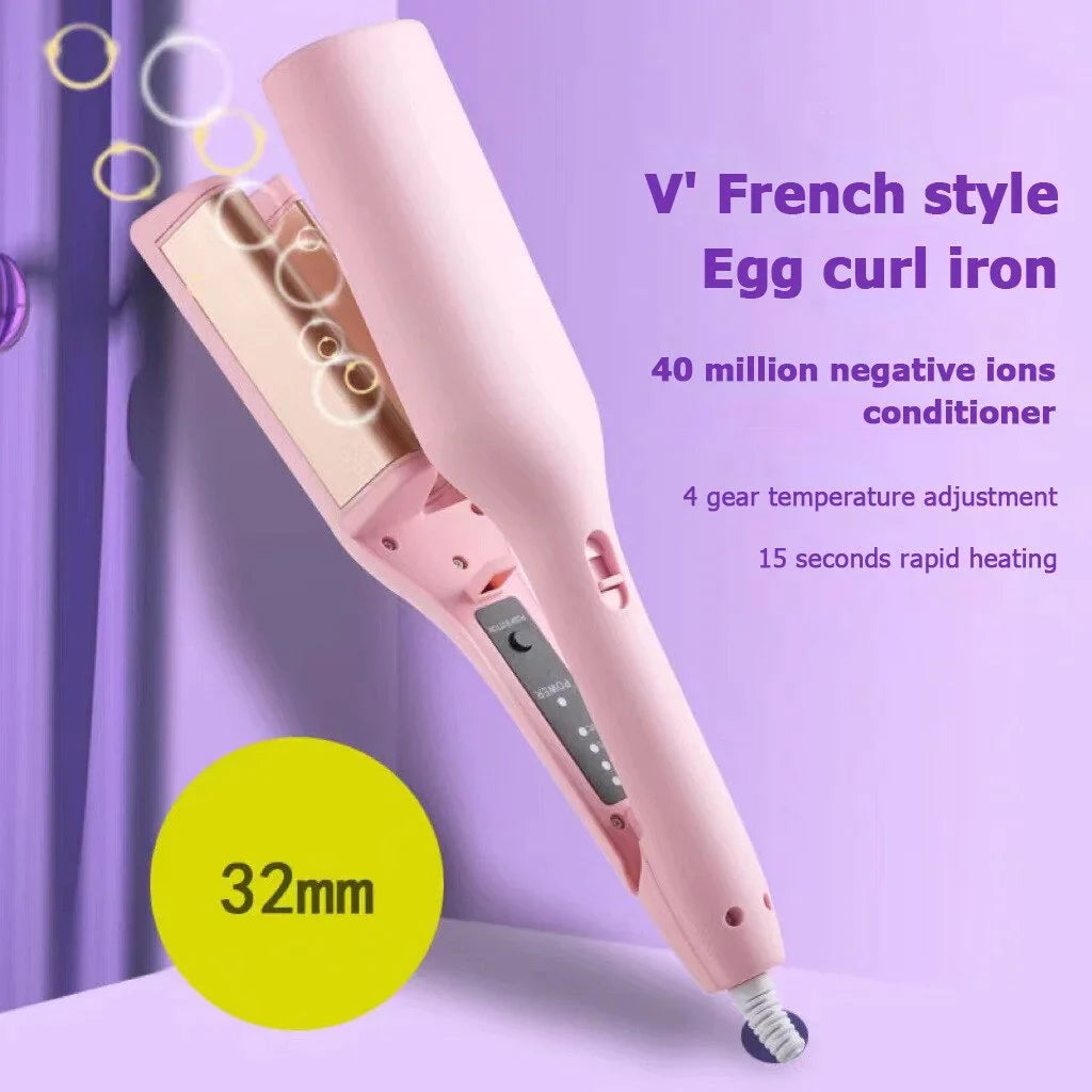 Lumywave ™ French wave curling iron