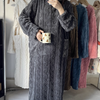 Velvetsleep ™ - Winterse Koraal velvet night dress with elegance