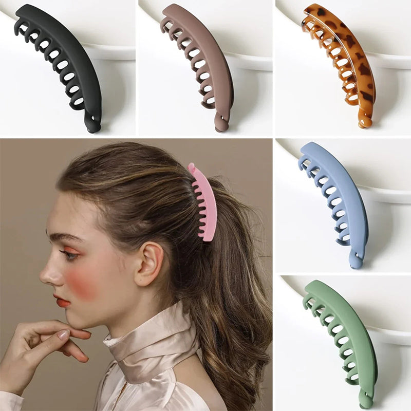 JumboCurve Clips™ - Grote Gebogen Haarklemmen | 5+5 Gratis