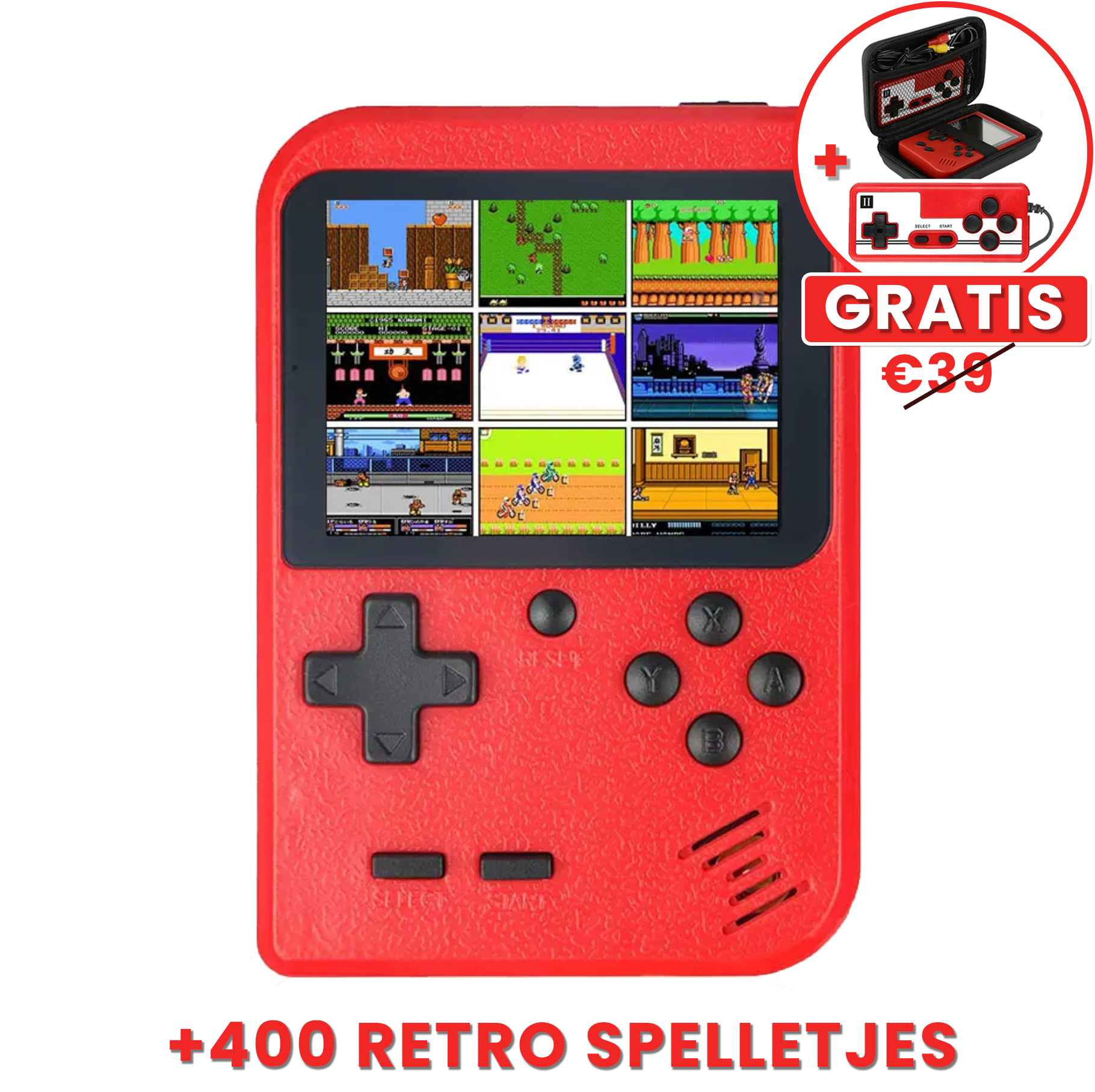 PocketPixel Pal ™ - Portable game console with 400+ classic games