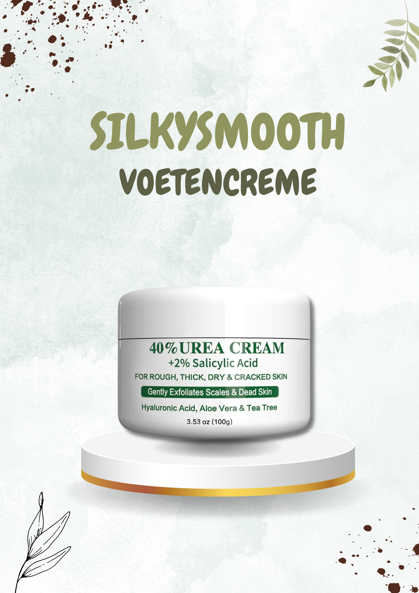 SilkySmooth Voetencreme™  Geef je voeten een verfrissende behandeling