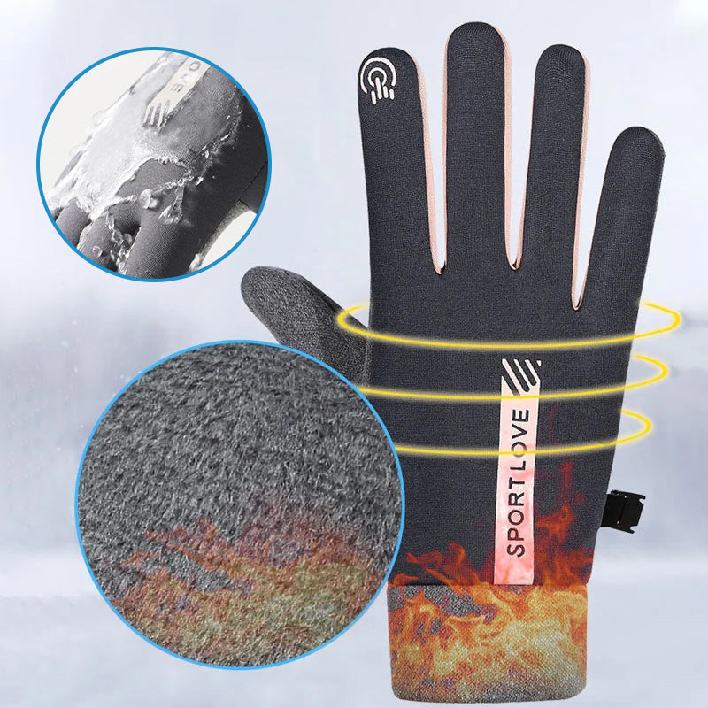 Maxicold - Waterproof finger touchscreen gloves, anti -slip and cold resistant