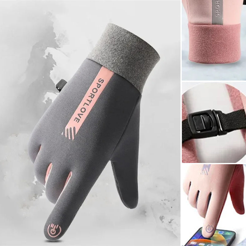 Maxicold - Waterproof finger touchscreen gloves, anti -slip and cold resistant