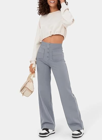 Chicwaist ™ high -waisted elastic casual pants