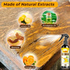 Natural microwemolecularized beeswax spray