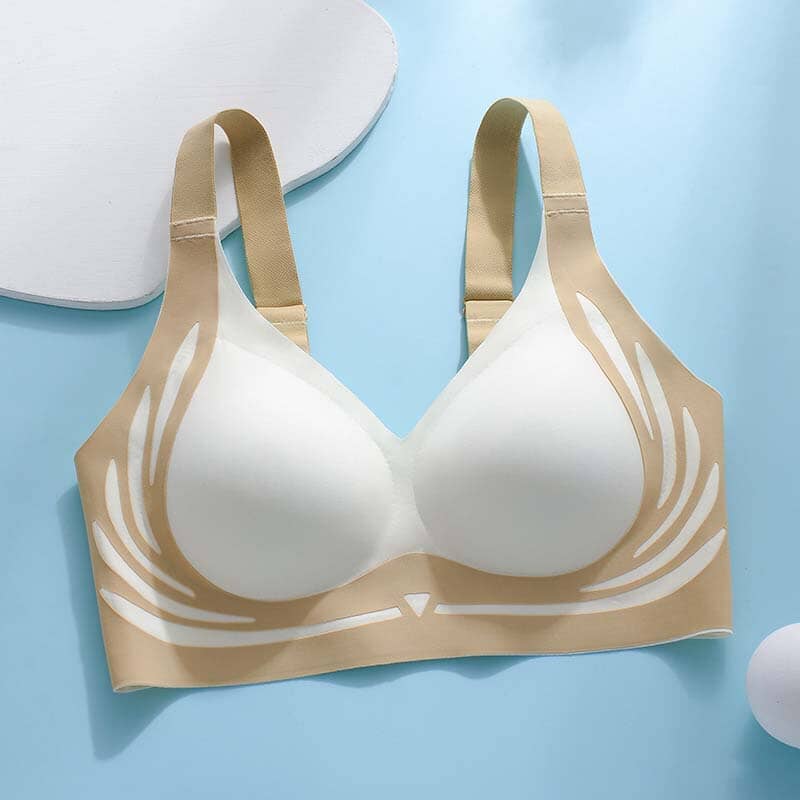 Soutien-gorge push-up sans fil liftant et anti-relâchement