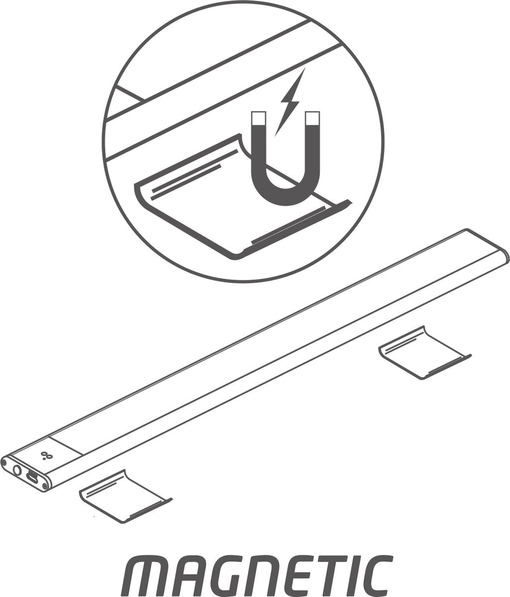 MotionGlow wireless light rail - lighting without cables!