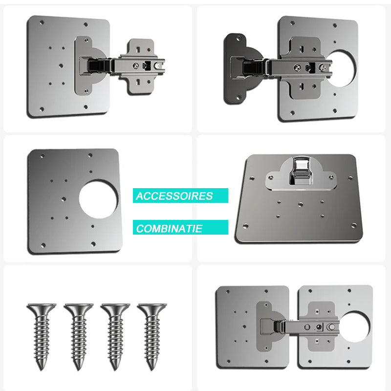 FlexiHinge | Scharnier Zijplaat Reparatie Stuk