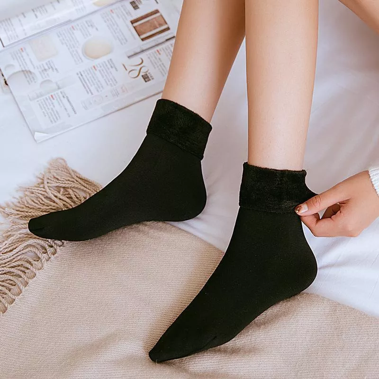 CozyFeet Socken - Winter-Samt-Socken (4+4 FREE)