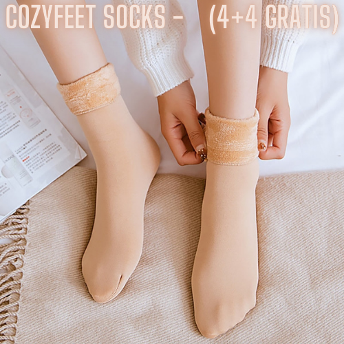 Calcetines CozyFeet - Calcetines de terciopelo de invierno (4+4 GRATIS)