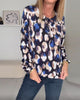 FelinePrint™ - Elegante Bedrukte Blouse